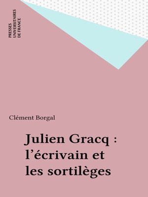 cover image of Julien Gracq